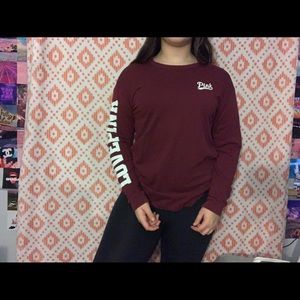 Victoria Secret Pink open back long sleeve